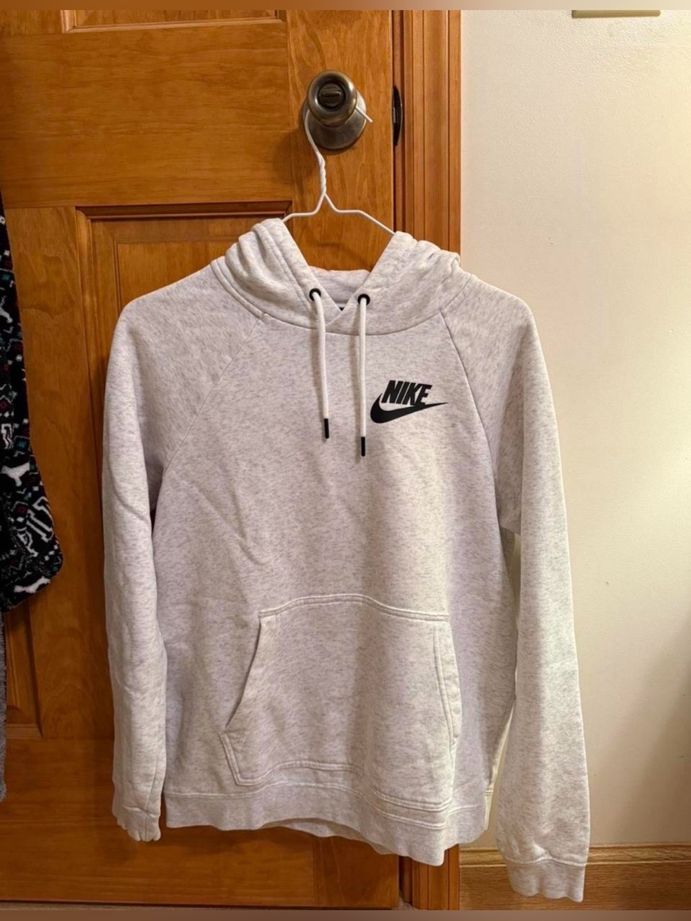 Nike Light White/Grey Women's Hooded Sweatshirt